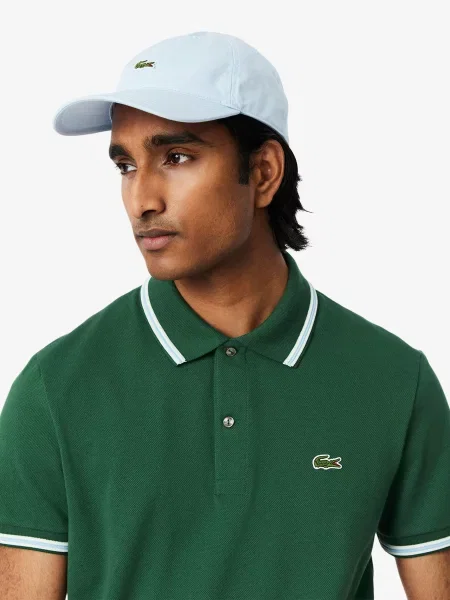 Поло Lacoste зеленое