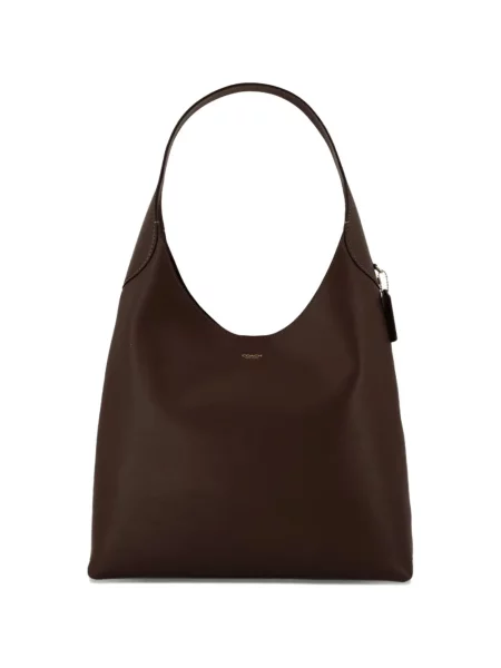 Geanta de piele Coach din piele maro