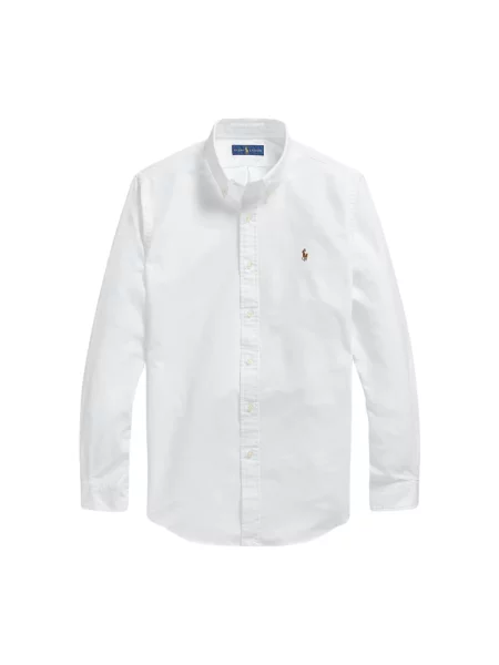 Koszula Polo Ralph Lauren z długim rękawem z twillu biała