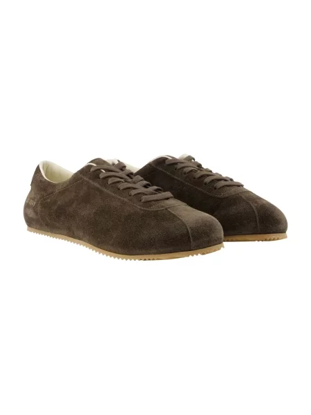 Sneakersy Common Projects zamszowe brązowe