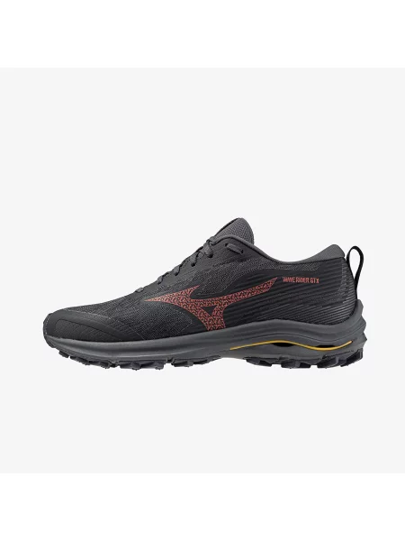 Sneakers Mizuno Wave Rider Gtx Ebony/ Dubarry/ Citrus EUR 37 szürke