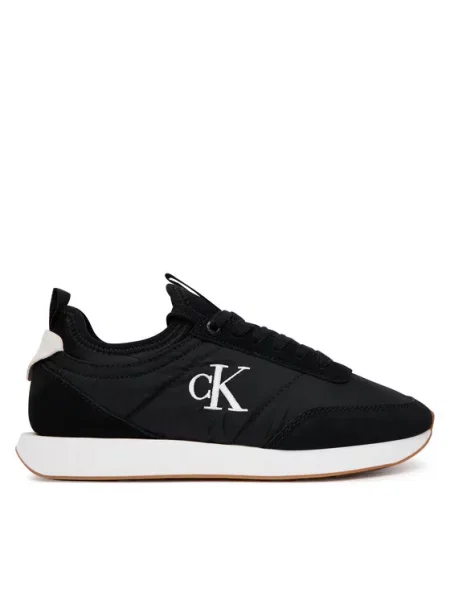 Calvin Klein Jeans Laisvalaikio batai Retro Runner Lace Up Sock juoda