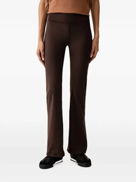 Pantaloni Dkny cu imagine evazate maro