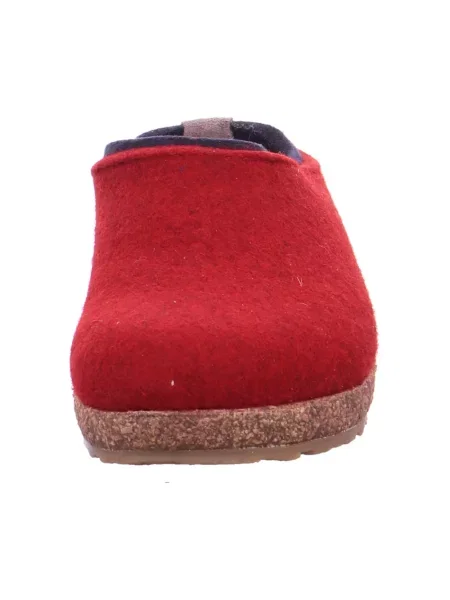 Klapki Haflinger czerwone