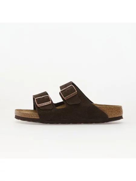 Sneakers Birkenstock Arizona Soft Footbed Suede Leather Unisex Mocha EUR 38 maro