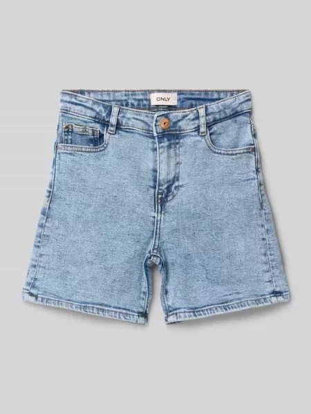 Szorty jeansowe o kroju regular fit z mieszanki bawełny model ‘PHINE’ Only niebieskie