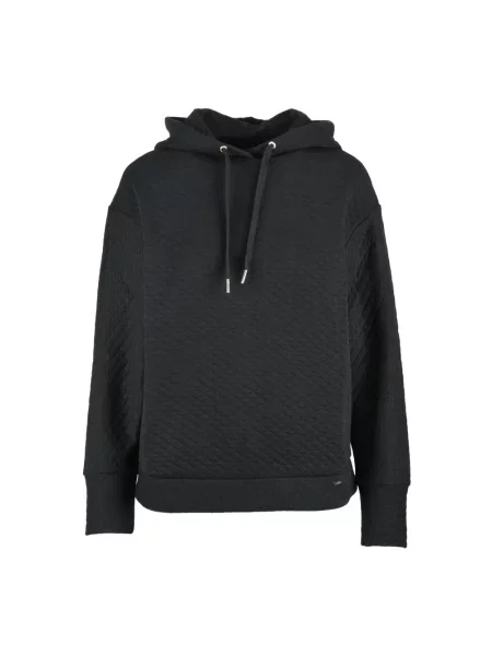 Bluza z kapturem Armani Exchange z kapturem czarna