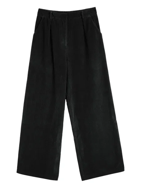 Pantaloni Chinti & Parker de catifea cord plisate negru