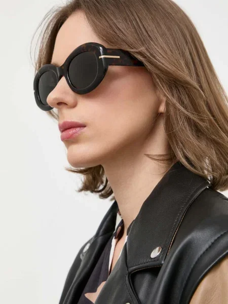 BOSS ochelari de soare femei maro