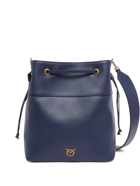 Чанта тип bucket Pinko синьо