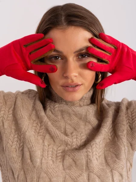 Cropp mănuși Fashionhunters roșu
