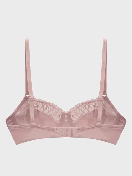 Без подкладки бюстгальтер Calvin Klein розовый