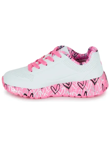 Pantofi copii Skechers alb