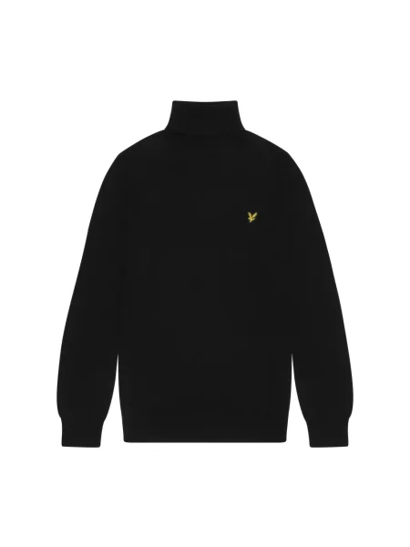 Golf golf Lyle & Scott z wełny merino czarny