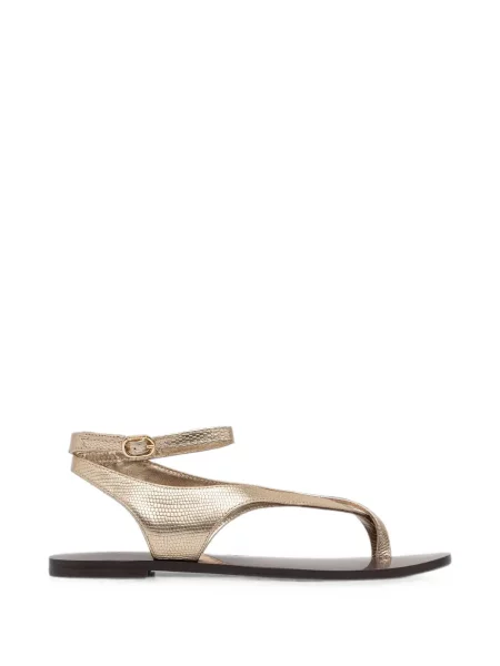 Sandale Twinset din piele cu imagine