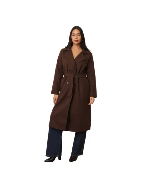 Palton La Modeuse maro