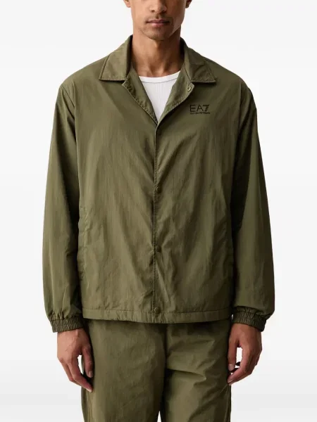Geacă Ea7 Emporio Armani cu imagine verde