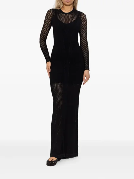 Rochie maxi Isabel Marant tricotate de costum negru