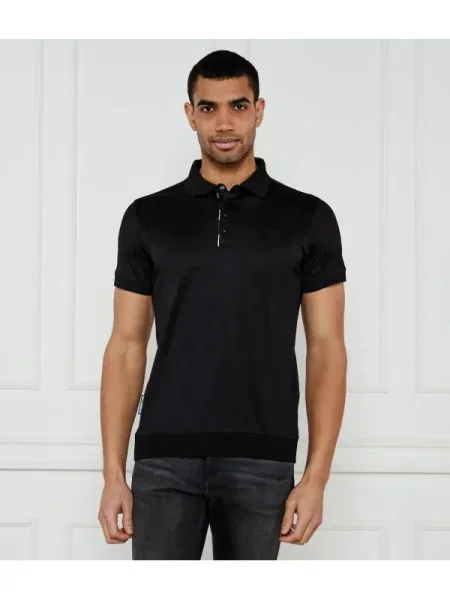 Karl Lagerfeld Polo PRESS BUTTON negru