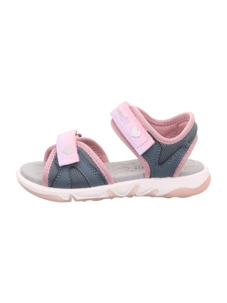 SUPERFIT Sandale Pebbles opal / deschis roz