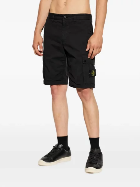 Σορτς cargo Stone Island πέτρες μαύρο
