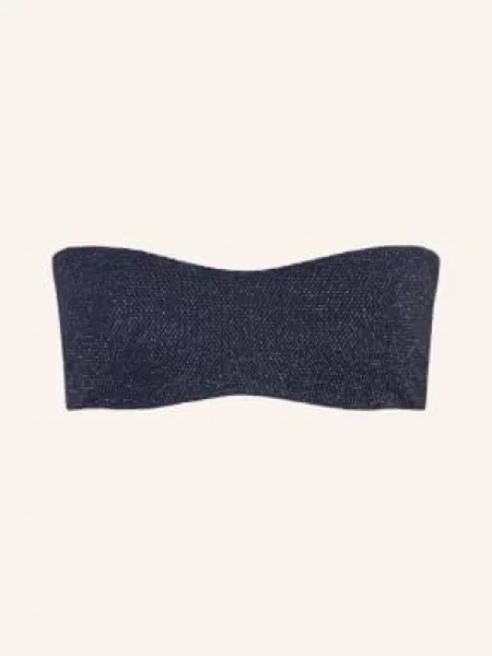 Jets Australia Bandeau Bikiny Tirari Nights S Třpytivou Přízí tmavě / stříbrná modrá