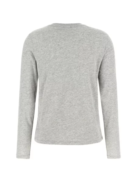 Fleece polo Polo Ralph Lauren με στρογγυλή λαιμόκοψη καφέ
