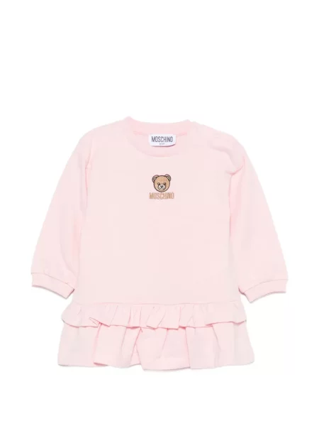 Sukienka dziecięca Moschino różowa