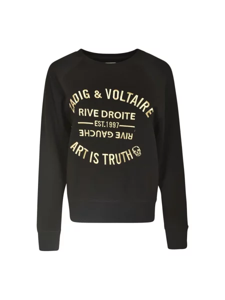 Haftowana bluza Zadig&voltaire czarna