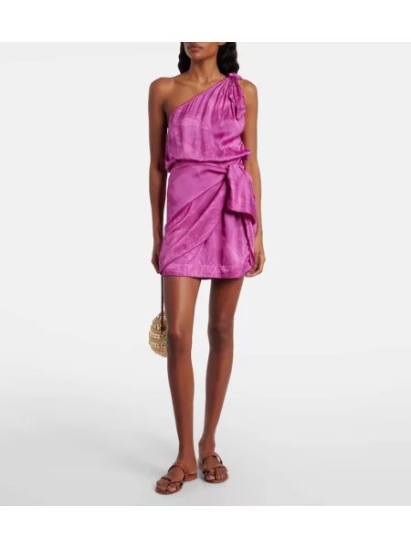 Rochie Poupette St Barth din satin violet