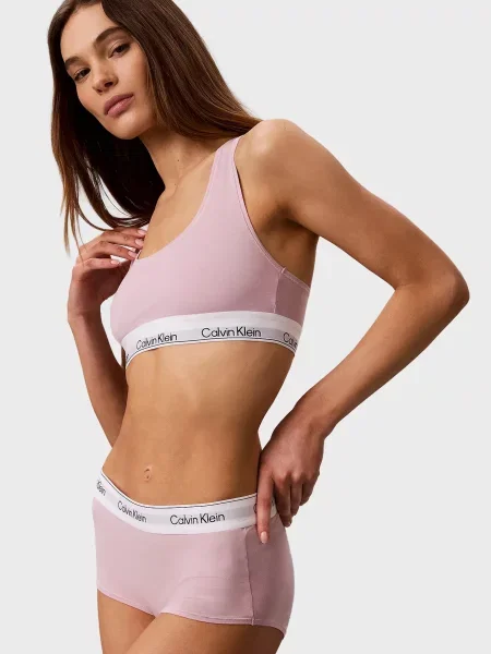 Без підкладки топ Calvin Klein рожевий