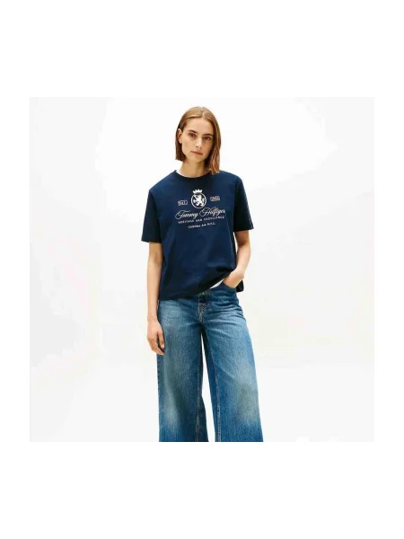 Tričko Tommy Hilfiger modrá