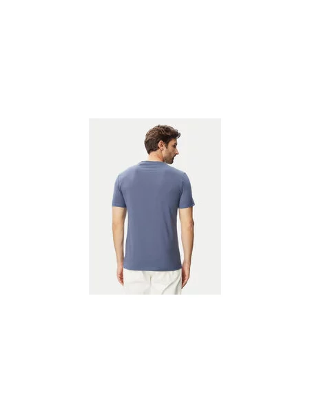 Guess Marškinėliai Classic Fit mėlyna