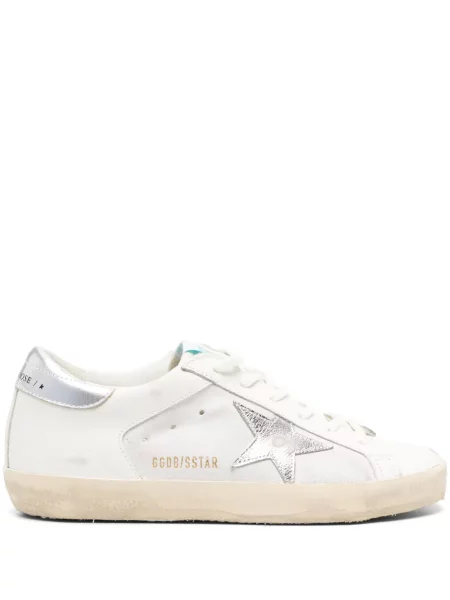 Sneakerși Golden Goose din piele alb
