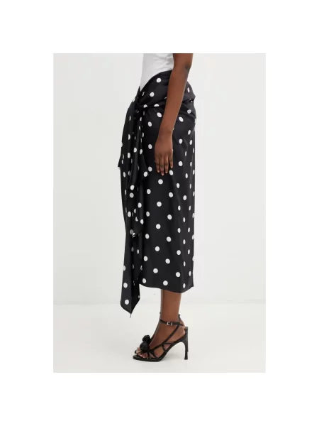 Spódnica midi Sportmax czarna