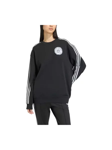 Bluza Adidas koronkowa czarna