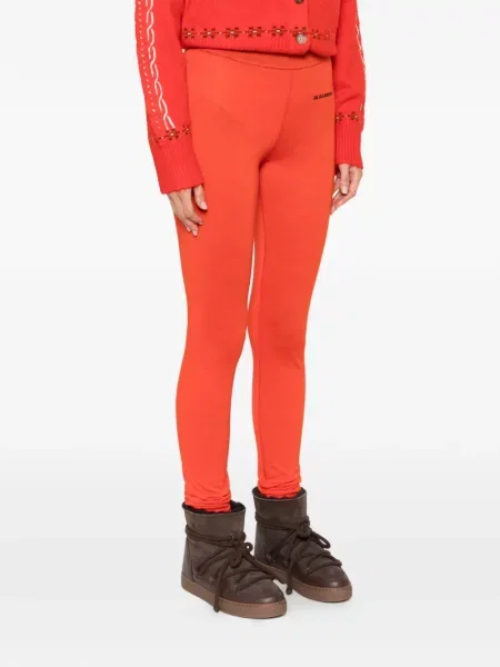 Pantaloni Jil Sander roșu