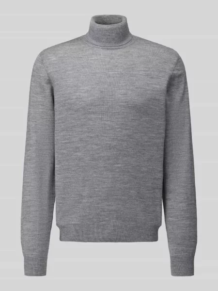 Sweter z golfem o kroju regular fit z czystej wełny model MIKO' Jake*s Studio Men