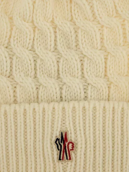 Căciulă Moncler Grenoble tricotate alb