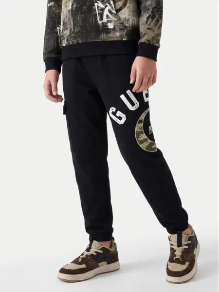 Guess Pantaloni trening negru