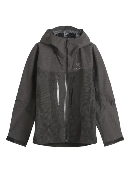 Geacă Arc'teryx cu glugă gri