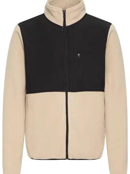 BLEND Jachetă fleece BHMARIO maro mokka negru