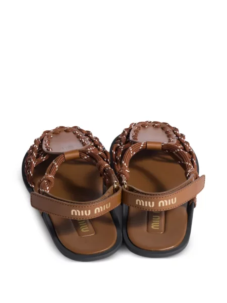Sandalai Miu Miu ruda