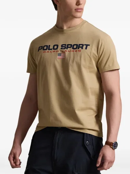 Ριγέ δερμάτινος κάλτσες Polo Ralph Lauren με κορδόνι μαύρο