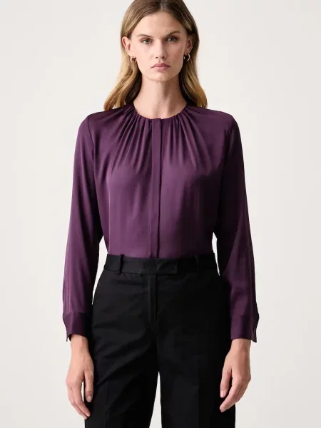 BOSS Bluză Banorah violet