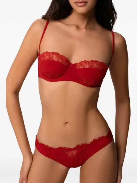 Bikini Kiki De Montparnasse din dantelă roșu