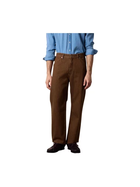 Jeansy Brooks Brothers brązowe