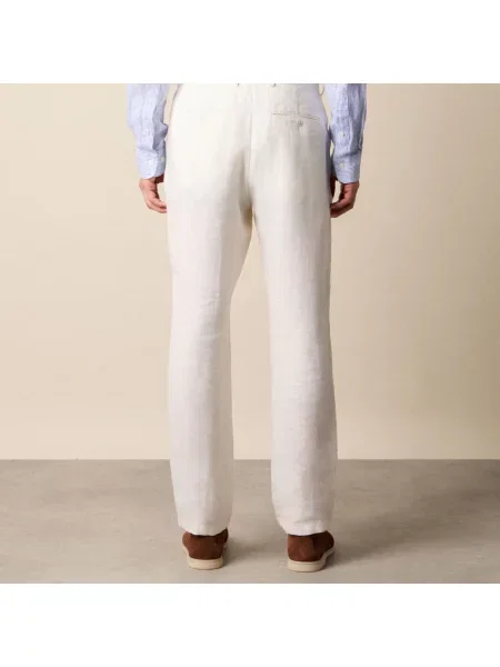 Spodnie Brooks Brothers białe