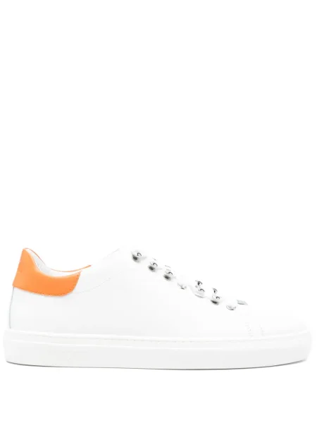 Sneakerși Moschino din piele alb