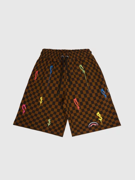 Детские шорты Sprayground коричневые